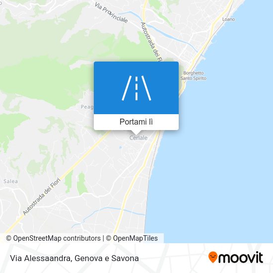 Mappa Via Alessaandra
