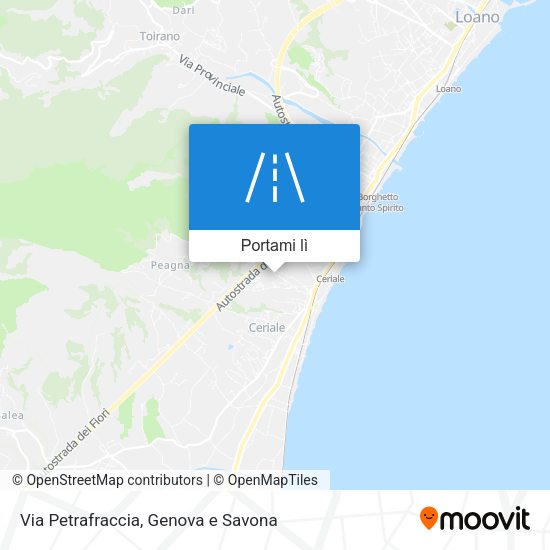 Mappa Via Petrafraccia
