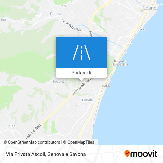 Mappa Via Privata Ascoli