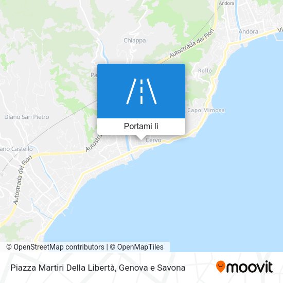 Mappa Piazza Martiri Della Libertà