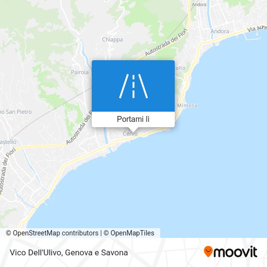 Mappa Vico Dell'Ulivo