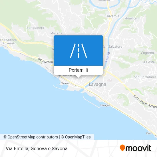 Mappa Via Entella