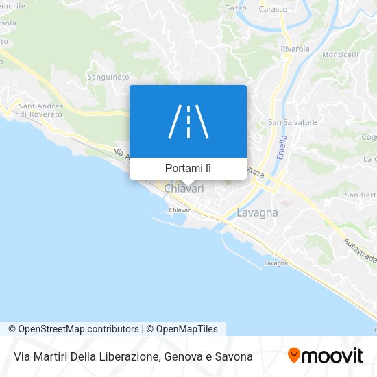 Mappa Via Martiri Della Liberazione