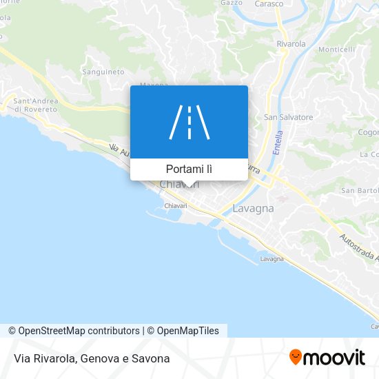 Mappa Via Rivarola