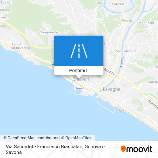Mappa Via Sacerdote Francesco Biancalari