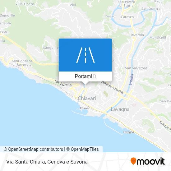 Mappa Via Santa Chiara