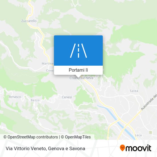 Mappa Via Vittorio Veneto