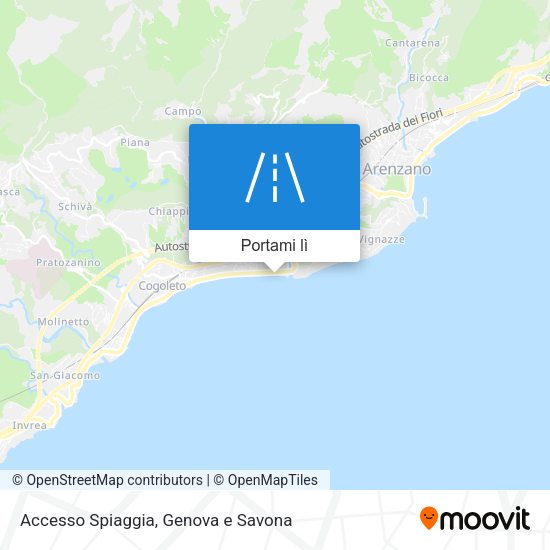 Mappa Accesso Spiaggia