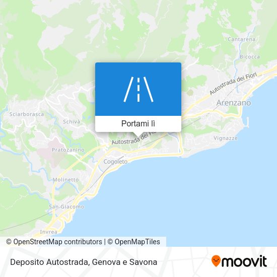 Mappa Deposito Autostrada