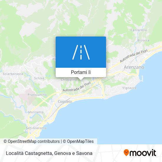 Mappa Località Castagnetta