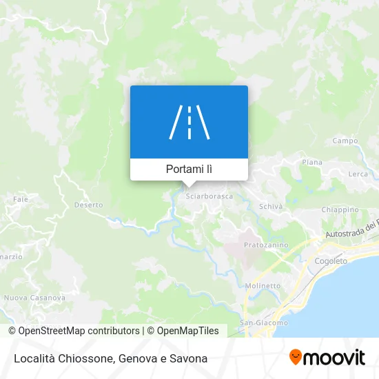 Mappa Località Chiossone