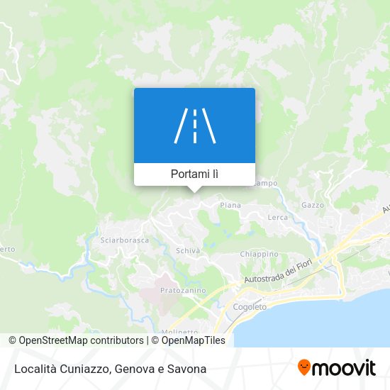 Mappa Località Cuniazzo