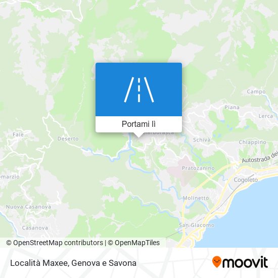 Mappa Località Maxee