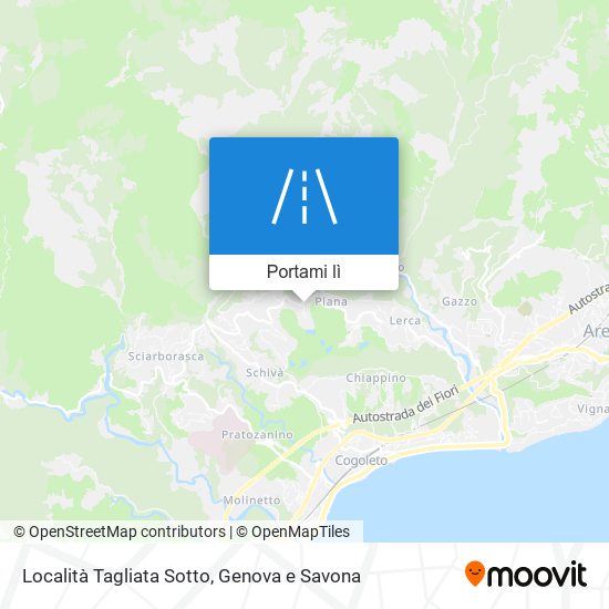 Mappa Località Tagliata Sotto