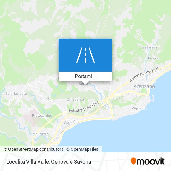 Mappa Località Villa Valle