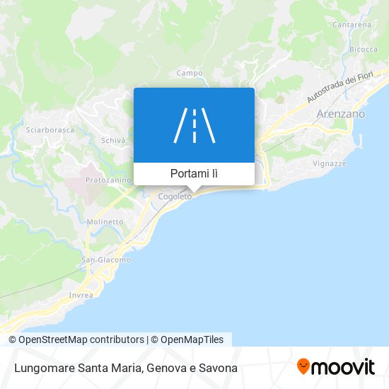 Mappa Lungomare Santa Maria