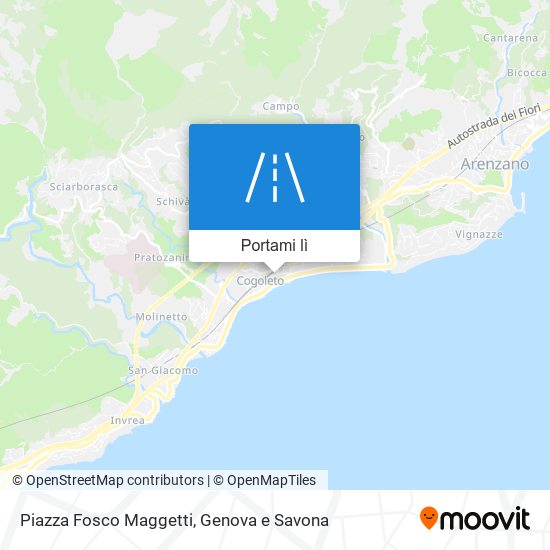 Mappa Piazza Fosco Maggetti