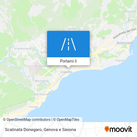 Mappa Scalinata Donegaro