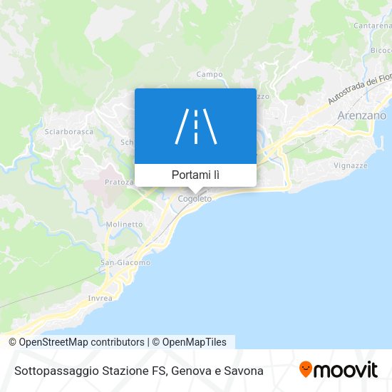 Mappa Sottopassaggio Stazione FS