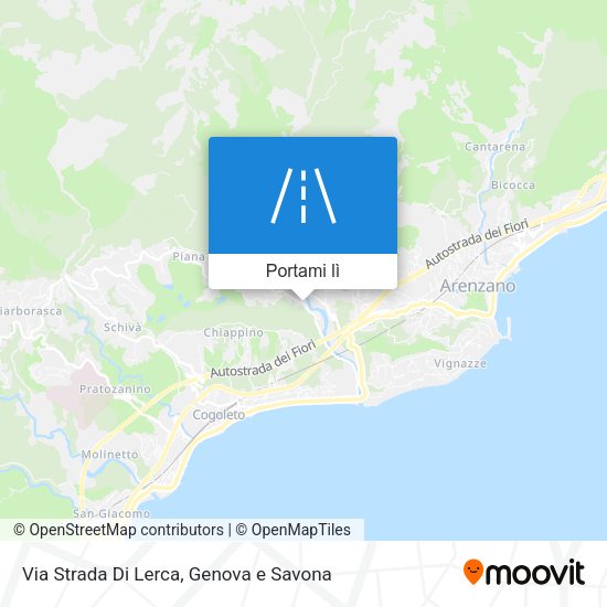 Mappa Via Strada Di Lerca