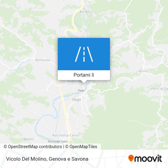 Mappa Vicolo Del Molino