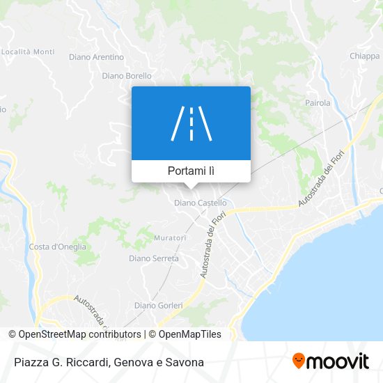 Mappa Piazza G. Riccardi