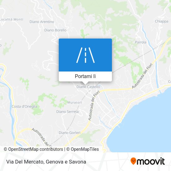 Mappa Via Del Mercato