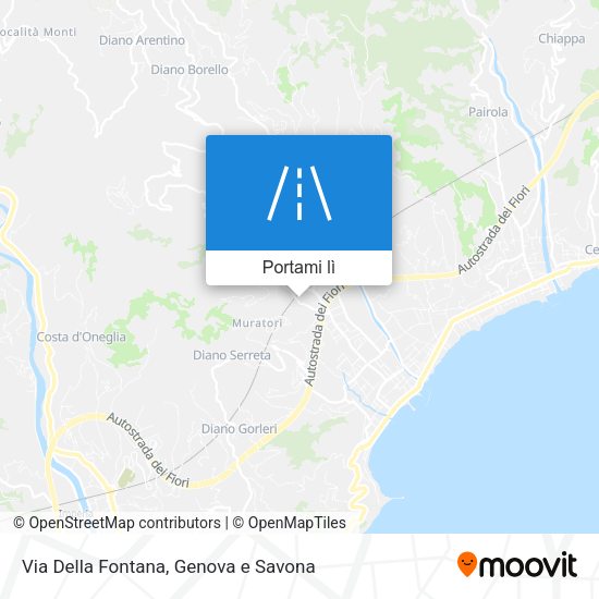 Mappa Via Della Fontana