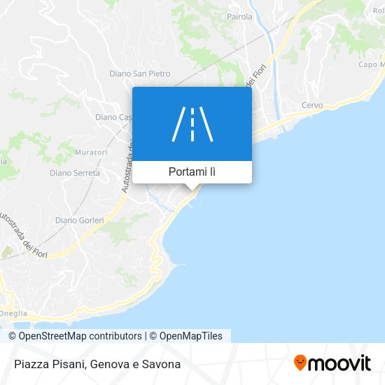 Mappa Piazza Pisani