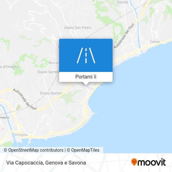 Mappa Via Capocaccia