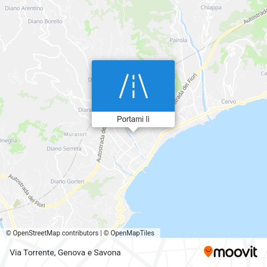 Mappa Via Torrente