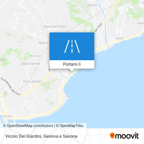 Mappa Vicolo Dei Giardini