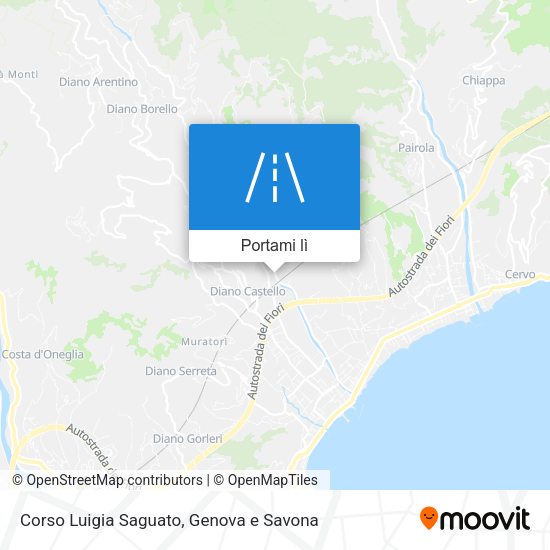 Mappa Corso Luigia Saguato