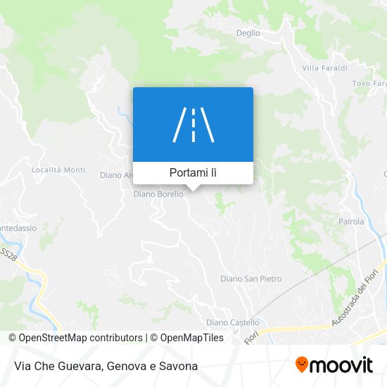 Mappa Via Che Guevara