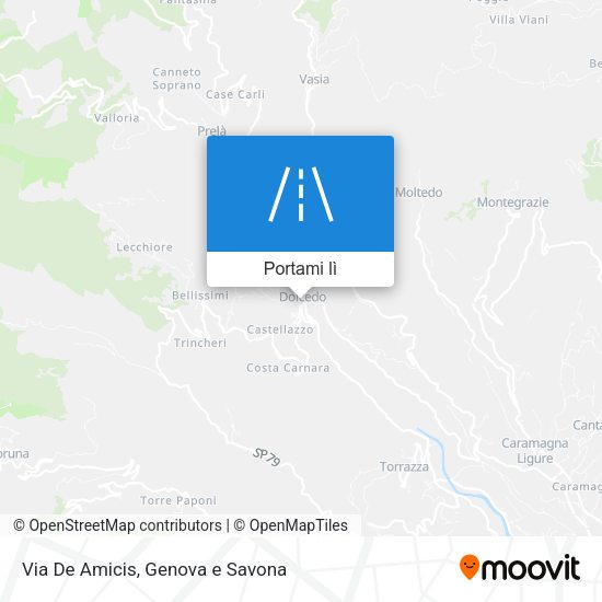 Mappa Via De Amicis
