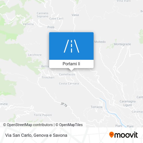 Mappa Via San Carlo