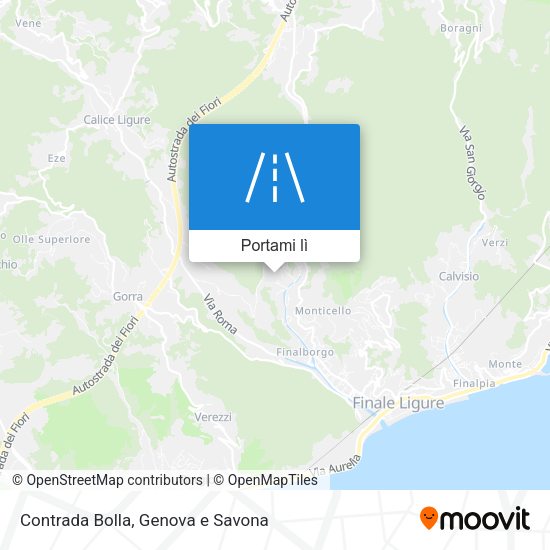 Mappa Contrada Bolla