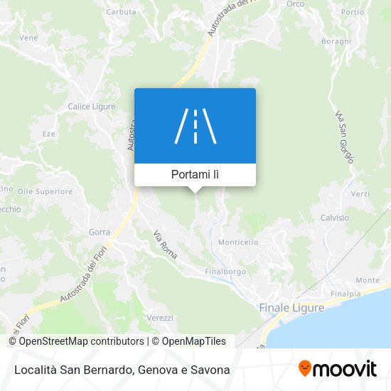 Mappa Località San Bernardo
