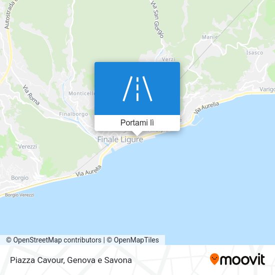 Mappa Piazza Cavour