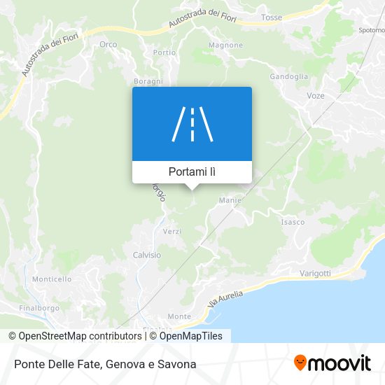 Mappa Ponte Delle Fate
