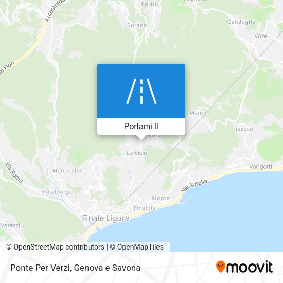 Mappa Ponte Per Verzi