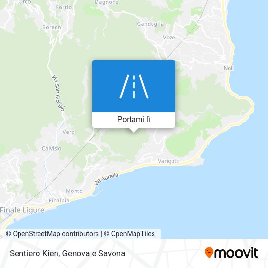 Mappa Sentiero Kien