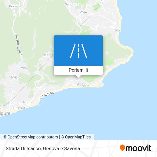 Mappa Strada Di Isasco