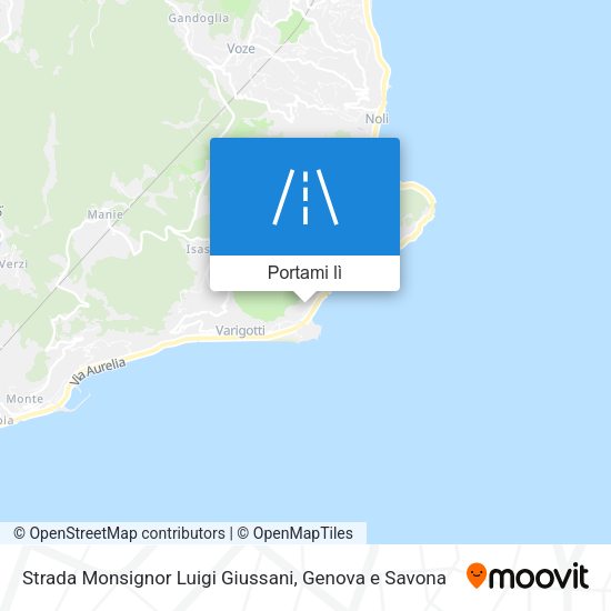 Mappa Strada Monsignor Luigi Giussani