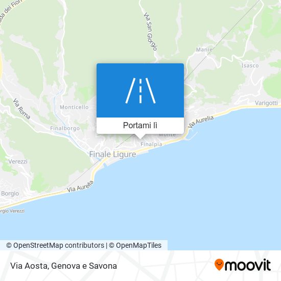 Mappa Via Aosta