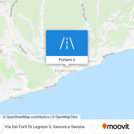 Mappa Via Dei Forti Di Legnino II