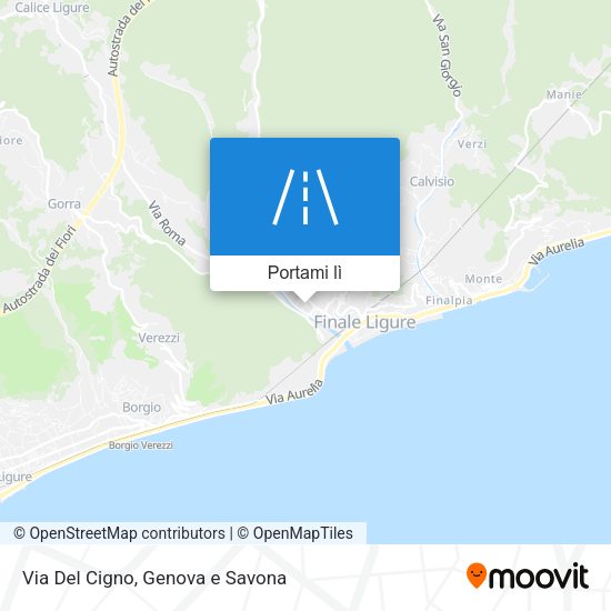 Mappa Via Del Cigno