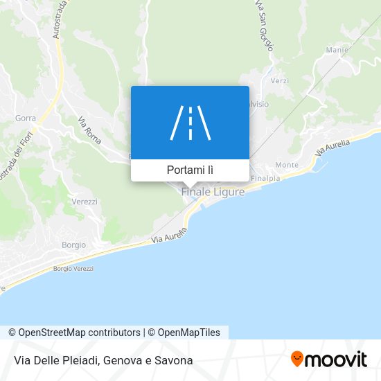 Mappa Via Delle Pleiadi