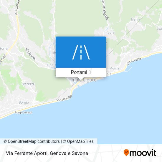 Mappa Via Ferrante Aporti