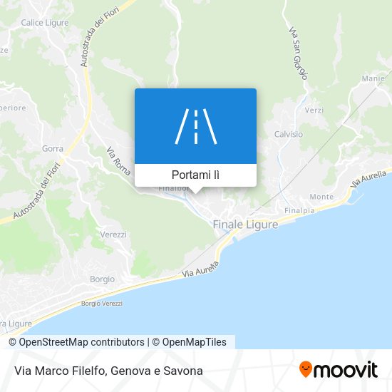 Mappa Via Marco Filelfo